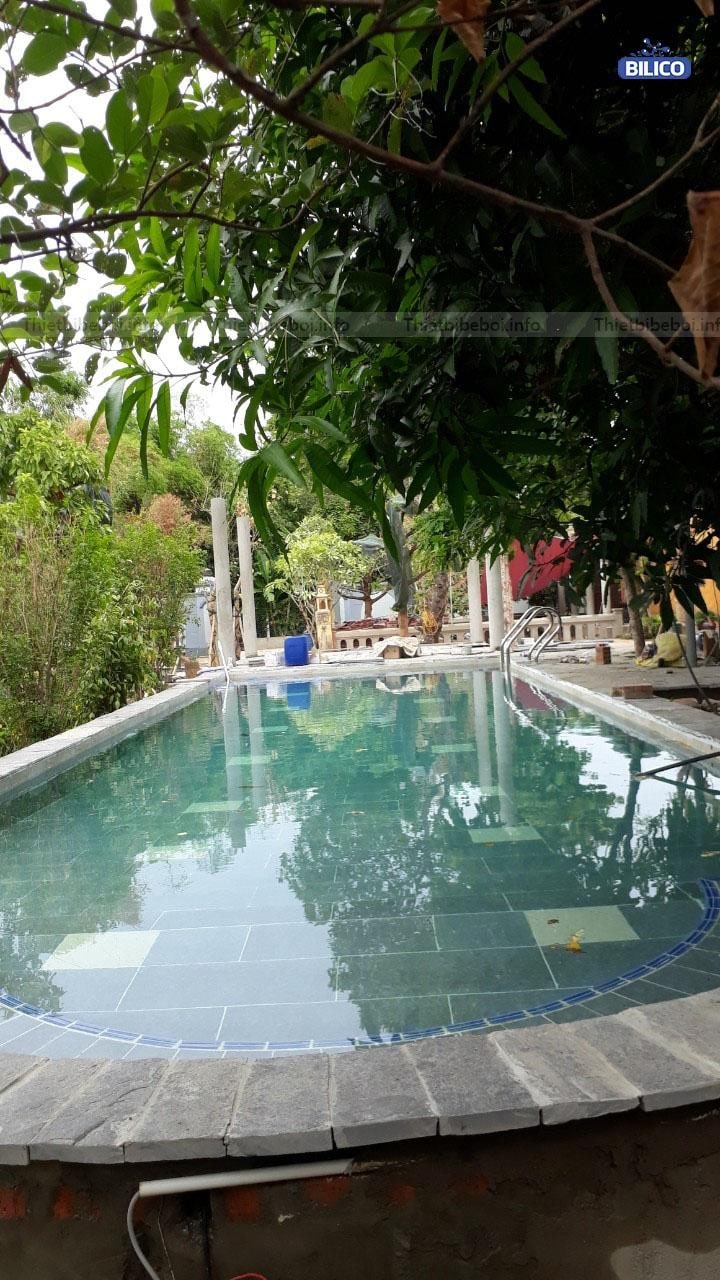 Bilico hoàn thành công trình bể bơi của nhà anh Khoa ở Huế