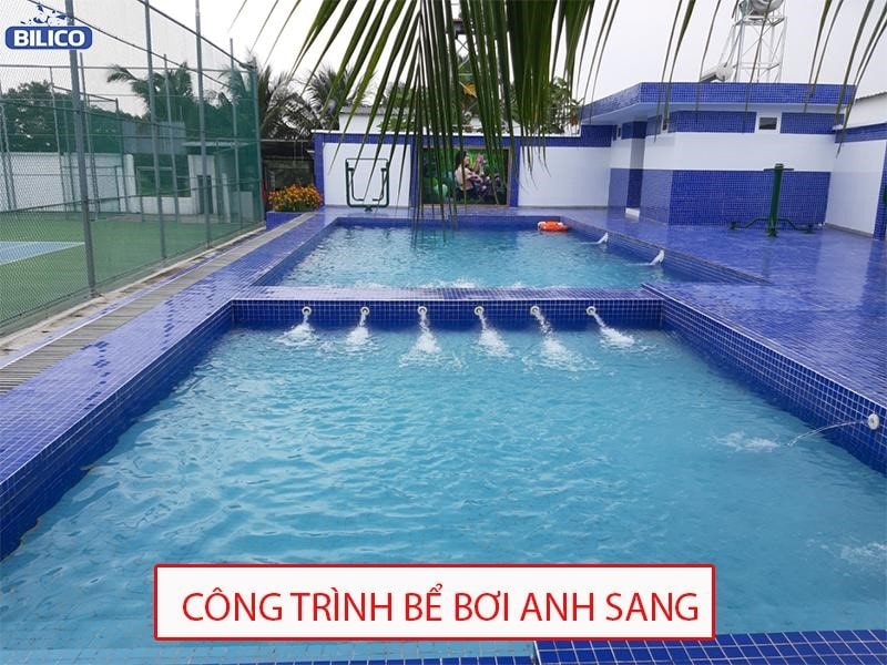 Bilico thi công bể bơi anh Sang tại HCM