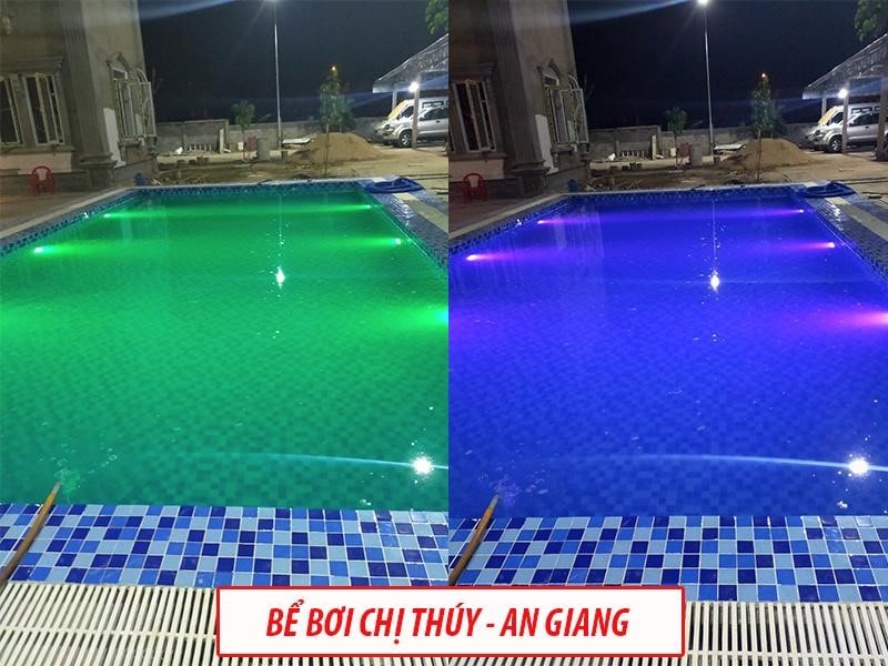 Bilico thi công công trình bể bơi chị Thúy ở An Giang