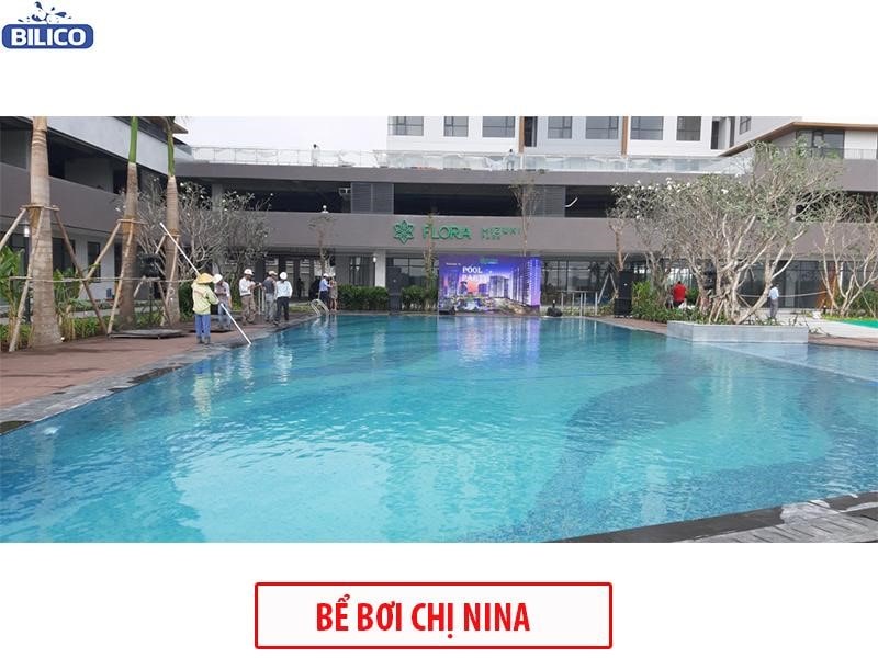 Bilico Miền Nam tiếp nhận thi công bể bơi của chị Nina ở HCM