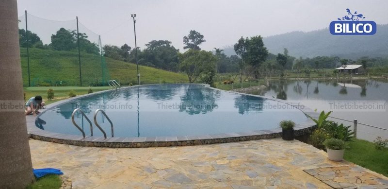 Công trình bể bơi của anh công tại Ba Vì, Hà Nội | KOSAGO