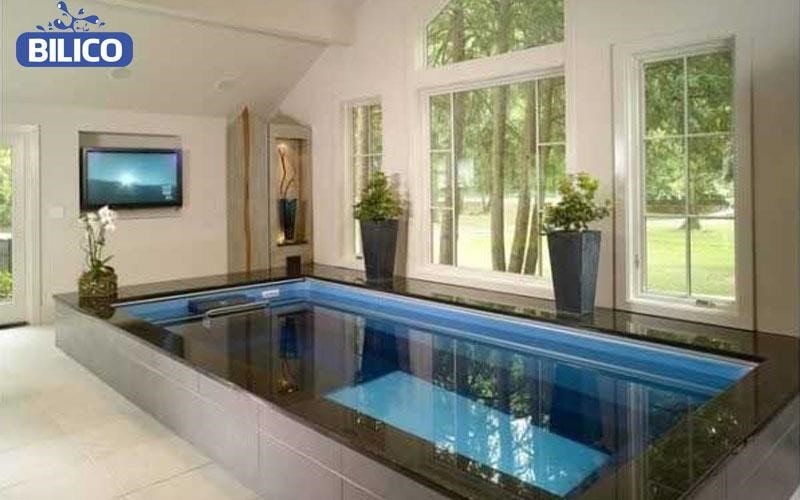 Mẫu thiết kế bể bơi trong nhà