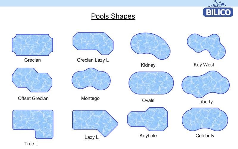 Hình dạng của bể bơi bê tông