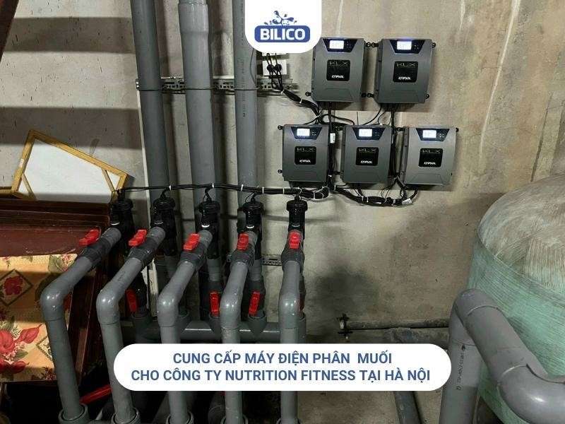 Bilico bàn giao thiết bị bể bơi cho công ty cổ phần Nutrition Fitness tại Hà Nội