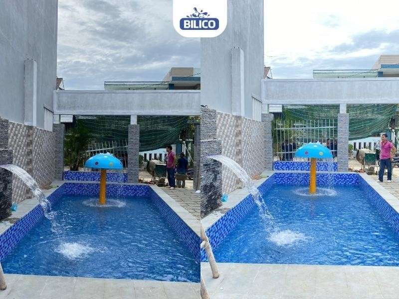 công trình bể bơi cho trường mầm non Mickety tại Quảng Nam